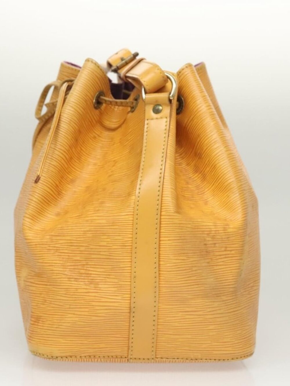 LOUIS VUITTON Epi Petit Noe Shoulder Bag Yellow M44109 LV Auth BD2091 - Picture 4 of 16